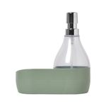 Dispensador de Jabón para Lavatrastos con Base Verde