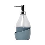 Dispensador de Jabón para Lavatrastos con Base Azul