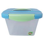 Caja Click 4 L Celeste-Verde con Asa
