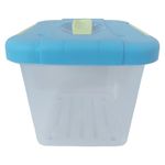 Caja Click 4 L Celeste-Verde con Asa