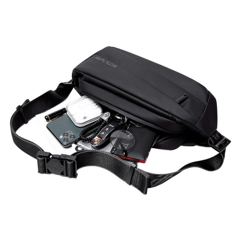 Cangurera Light Hunter Resistente al Agua Color Negro