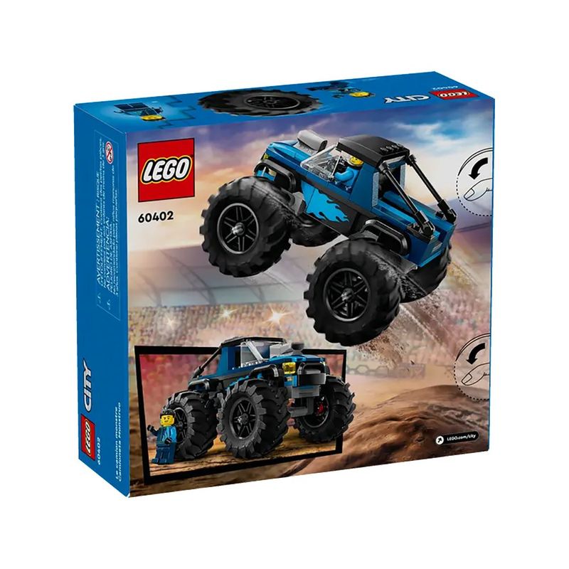 Monster Truck Azul 60402 148 Pzas - Lego