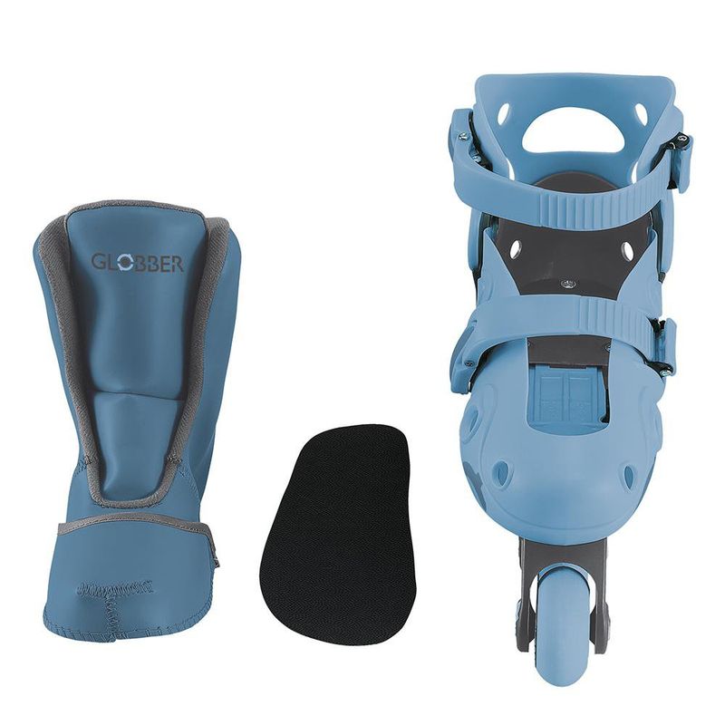 Patines en Línea 2-en-1 Talla Ajustable 26-29 Color Azul