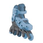 Patines en Línea 2-en-1 Talla Ajustable 26-29 Color Azul