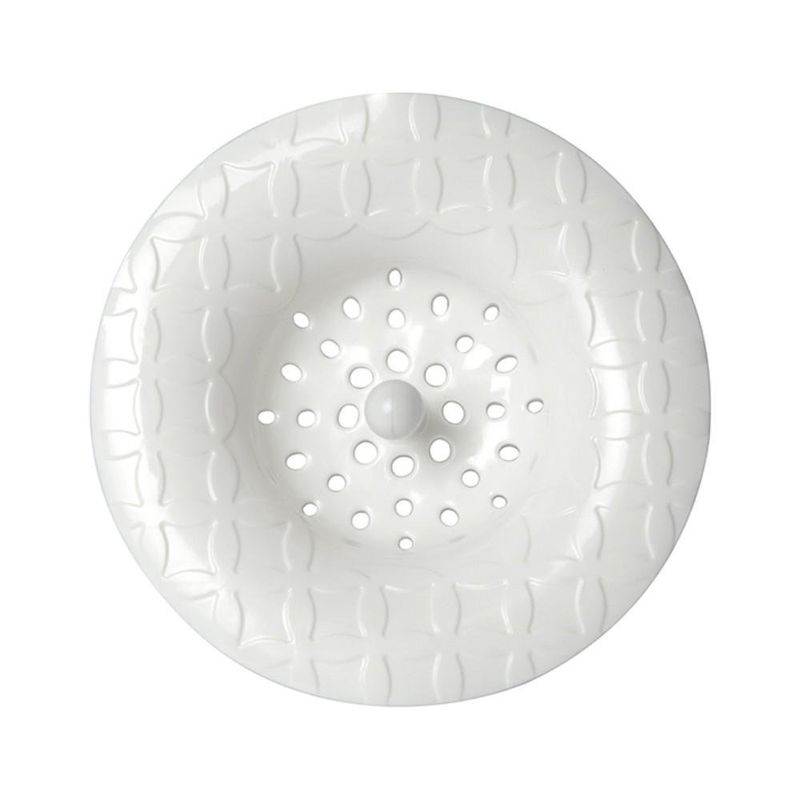 Colador para Lavatrastos Flexible Color Blanco