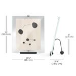 Marco para Fotos Flauta Negro 8 x 10 Plg