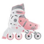 Patines en Línea 2-en-1 Talla 26-29 Color Rosa