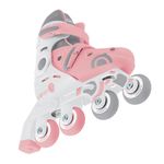 Patines en Línea 2-en-1 Talla 26-29 Color Rosa