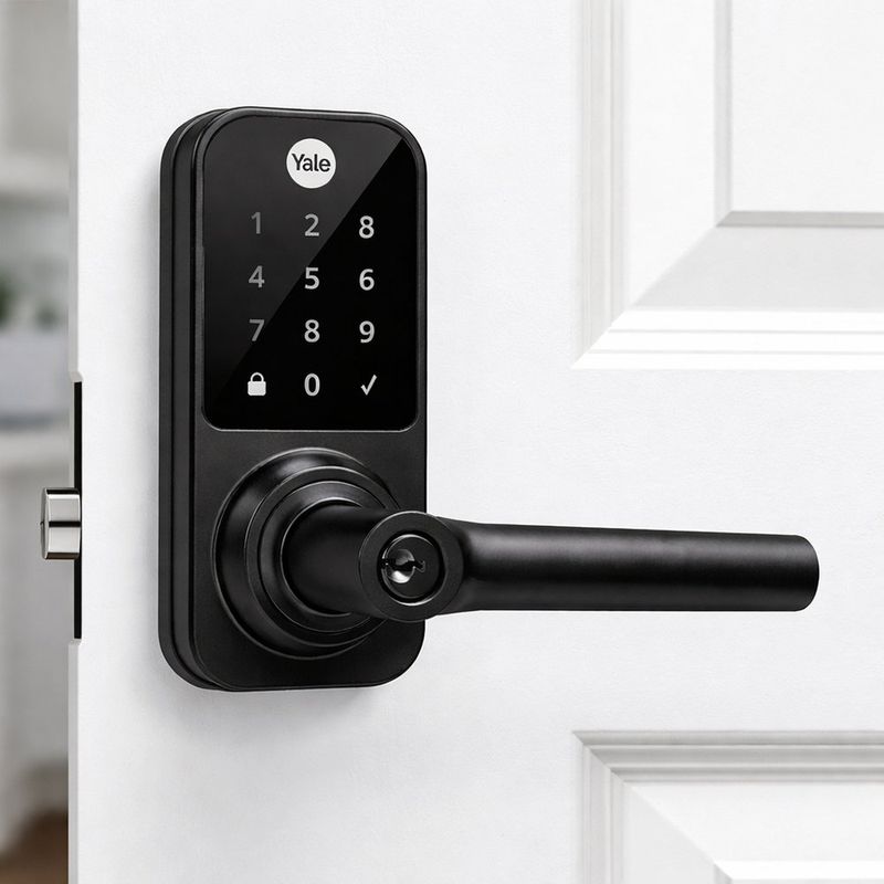 Cerradura Digital Yale YDL120 con Teclado Táctil Color Negro