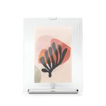 Marco para Fotos Flauta Cromado 4 x 6 Plg