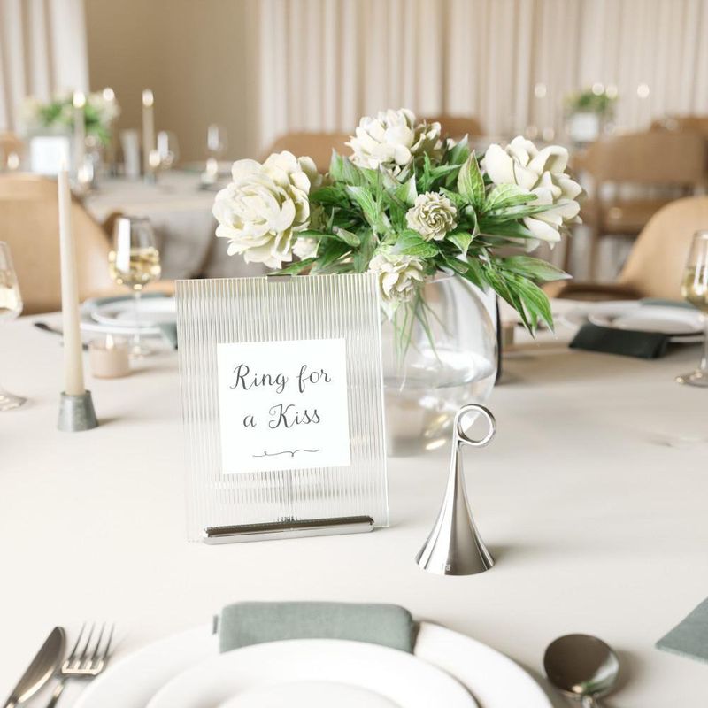 Marco para Fotos Flauta Cromado 4 x 6 Plg