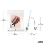 Marco para Fotos Flauta Cromado 4 x 6 Plg