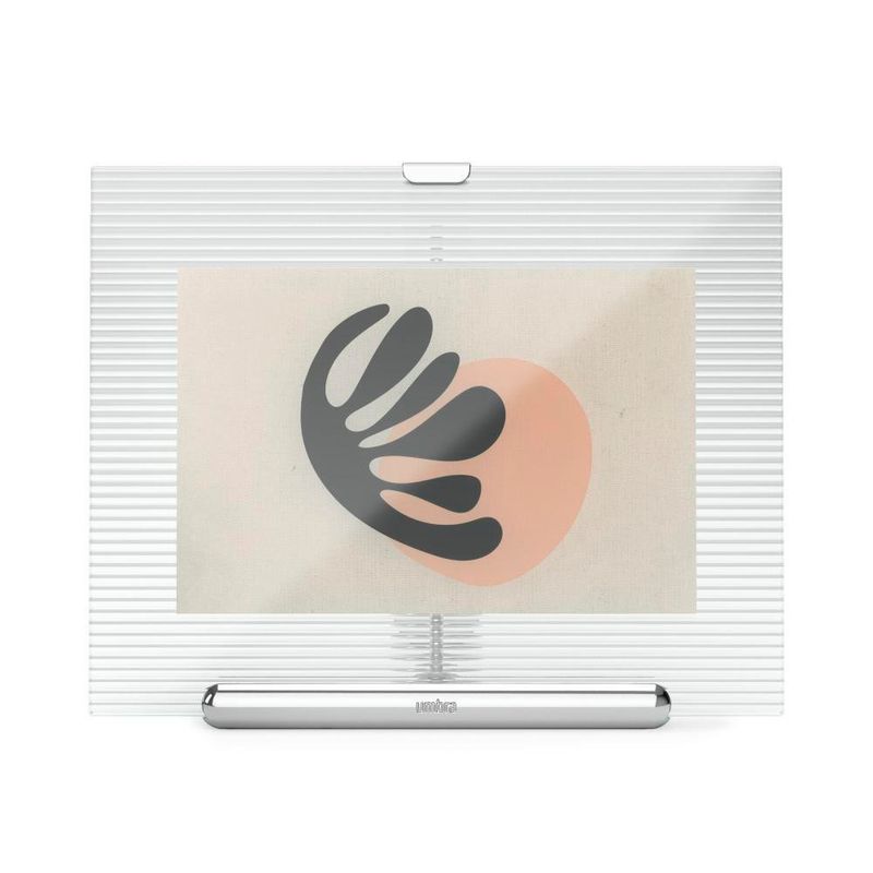 Marco para Fotos Flauta Cromado 4 x 6 Plg