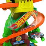Pista de Autos City T-Rex Blaze Battle