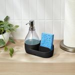 Dispensador de Jabón para Lavatrastos con Base Negro