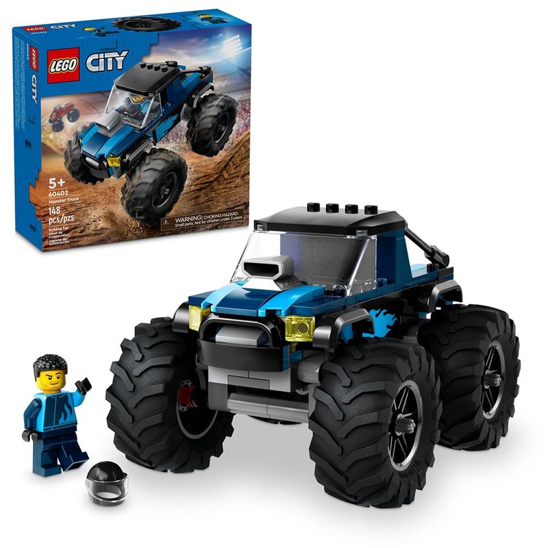 Monster Truck Azul 60402 148 Pzas - Lego