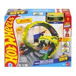 Pista Hot Wheels City Ataque de Serpiente Espiral con Vehículo