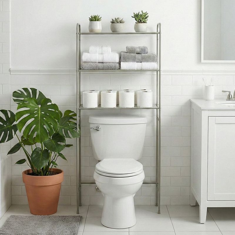 Estantería de 3 Divisiones Nickel Satinado