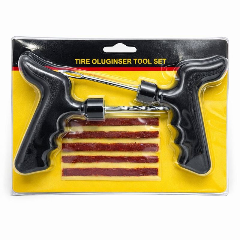 Kit de Reparación para Llanta con Accesorios de Gomería