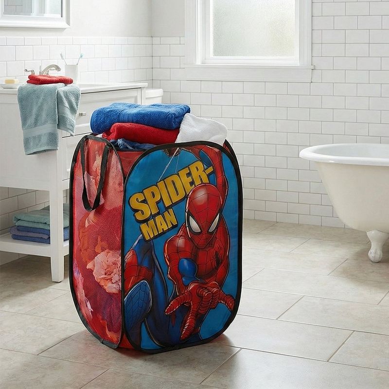 Cesto Plegable Diseño Spider-Man