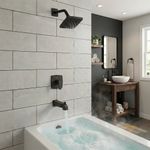 Mezcladora para Ducha Monomando Bruxie Negra