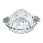 Canasta Esquinera Transparente de Plástico con Succión