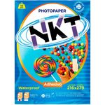 Papel Adhesivo Glossy de 115 G Tamaño Carta de 20 Hojas
