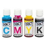 Tinta NKT para HP‑GT Series de 100ml en Pack de 4 Colores
