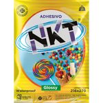 Papel Adhesivo Glossy de 115 G Tamaño Carta de 50 Hojas