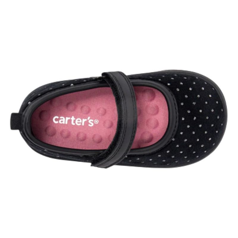 Zapato para Bebé Every Step Tipo Mary Jane Color Negro con Lunares