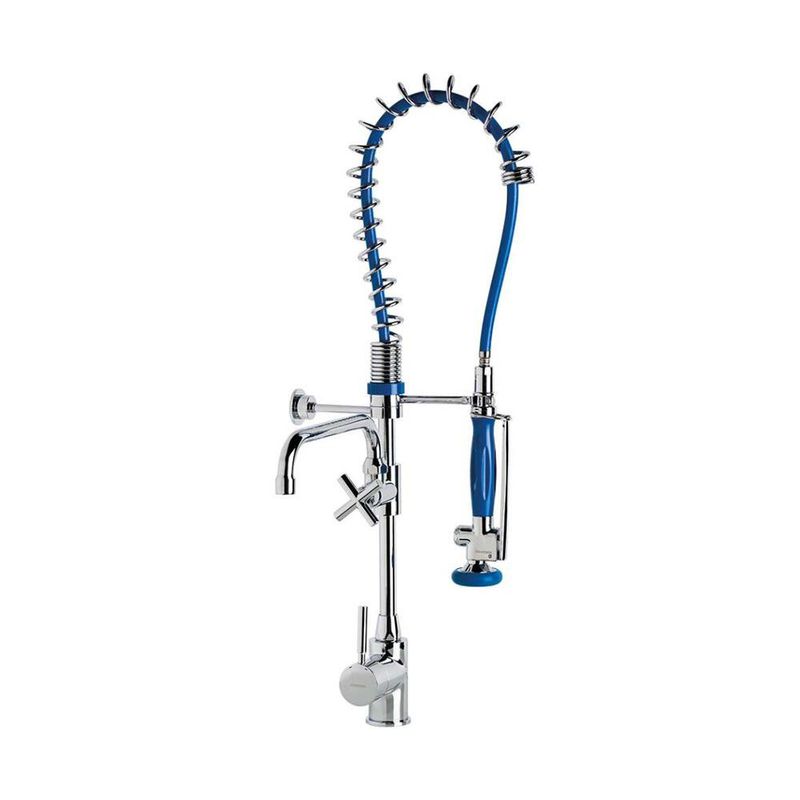 Mezcladora Industrial de Prelavado con Caño Giratorio para Lavatrastos