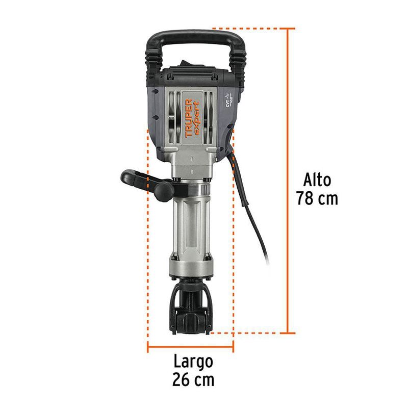 Martillo Demoledor Hexagonal 20 Kg con Motor de 1600 W