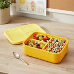 Recipiente Bento de Silicona Naranja 28 Oz