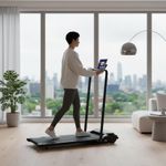 Walkingpad con Barra Ajustable para Caminar en Casa con Pantalla LCD