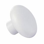 Perilla de Plástico Color Blanca de 32 mm