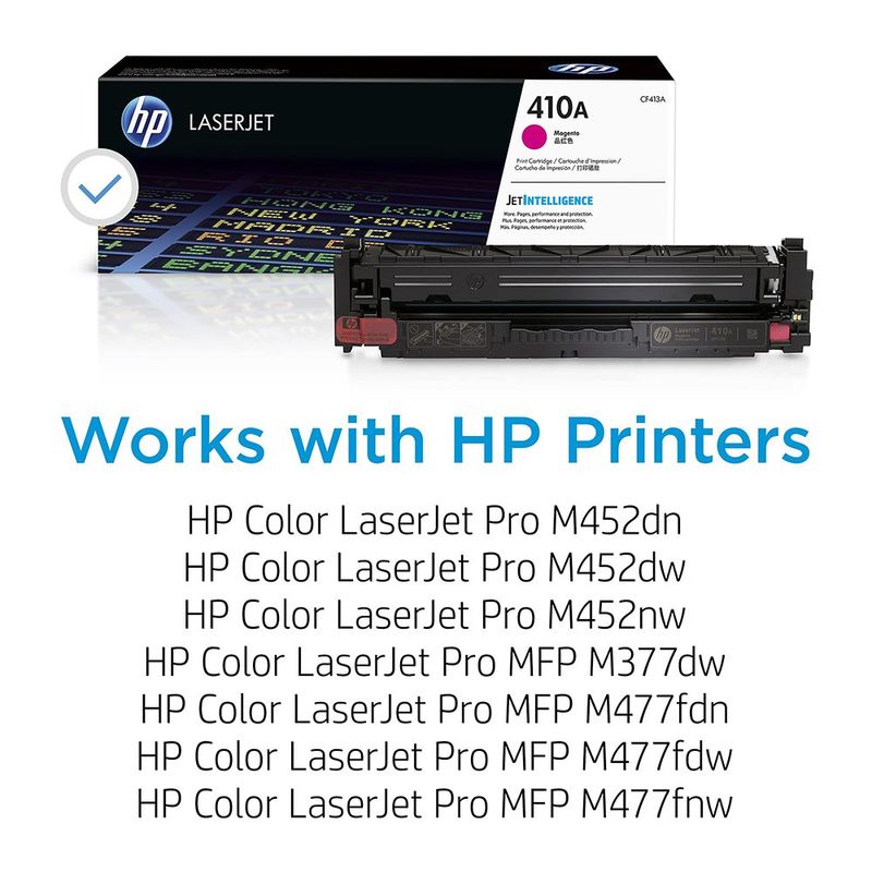 Tóner Original LaserJet HP 410A Magenta