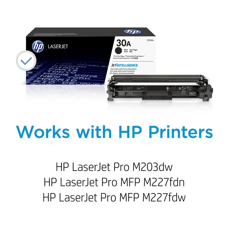 Tóner Original LaserJet CF230A HP 30A Negro