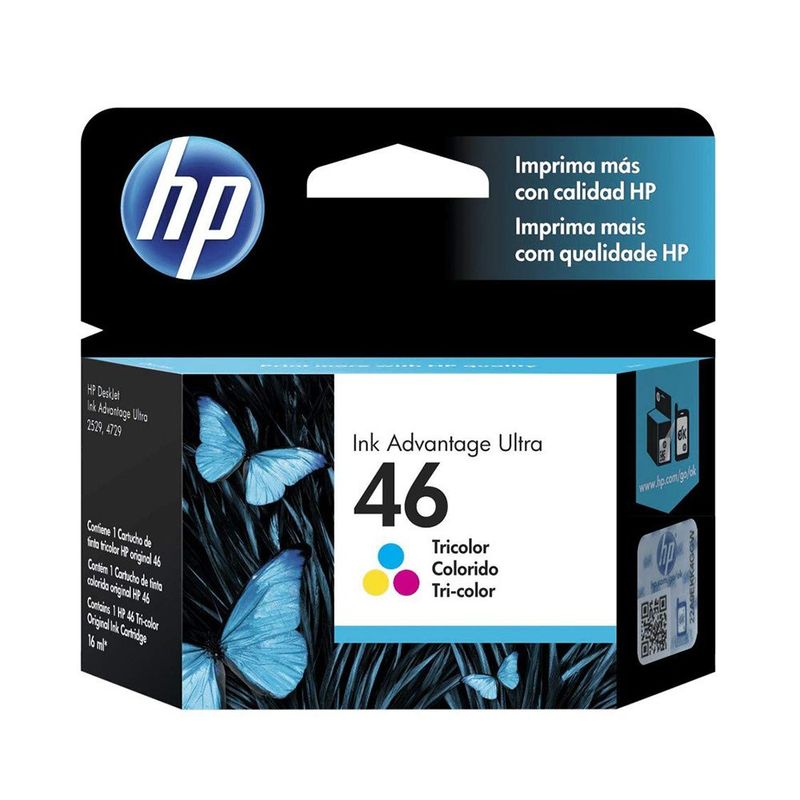 Cartucho de Tinta HP 46 Tricolor Ink Advantage Ultra