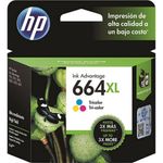 Cartucho de Tinta 664XL Tricolor Original