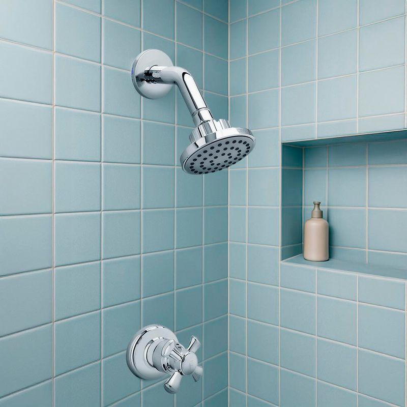 Cabeza de Ducha con Monomando Tipo Cruz Balta