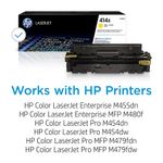 Tóner Original HP 414X LaserJet Alto Rendimiento Amarillo