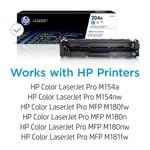 Tóner Original LaserJet HP 204A Cian