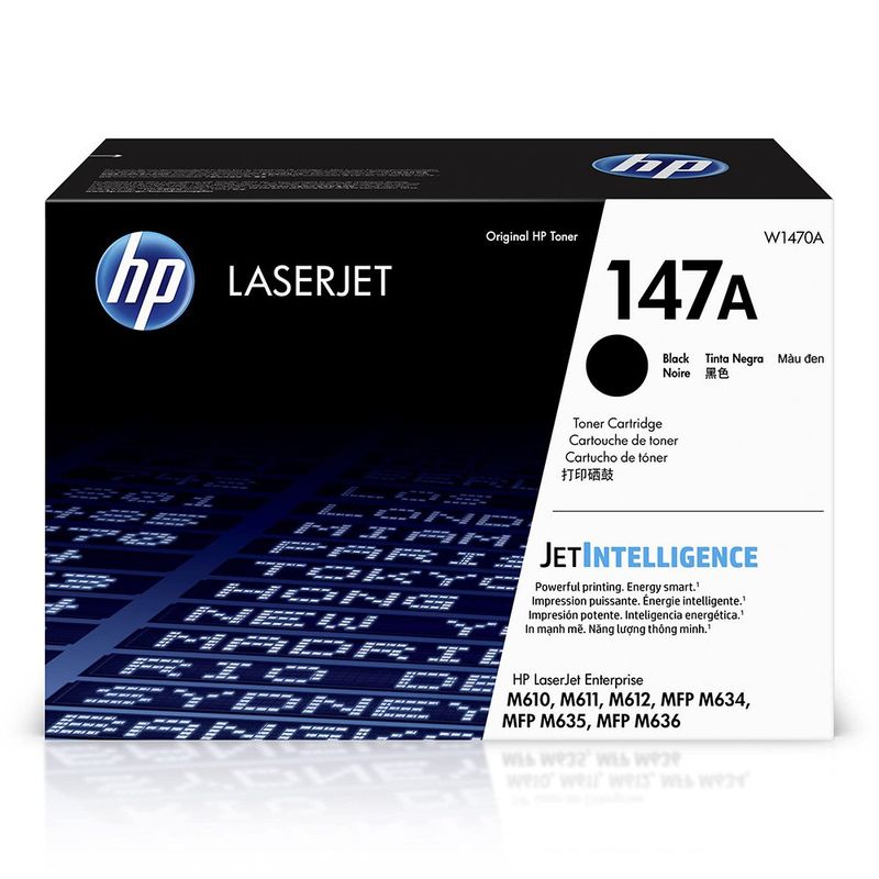 Cartucho Toner Cartridge Color Negro HP 147A