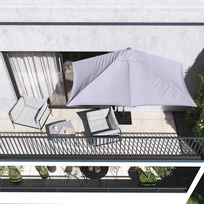 Set de Jardín Levo de Acero para 2 Personas Color Gris