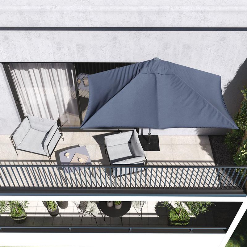 Set de Jardín Levo de Acero para 2 Personas Color Gris