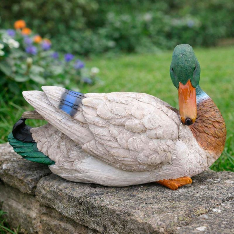Figura Decorativa de Pato para Jardín