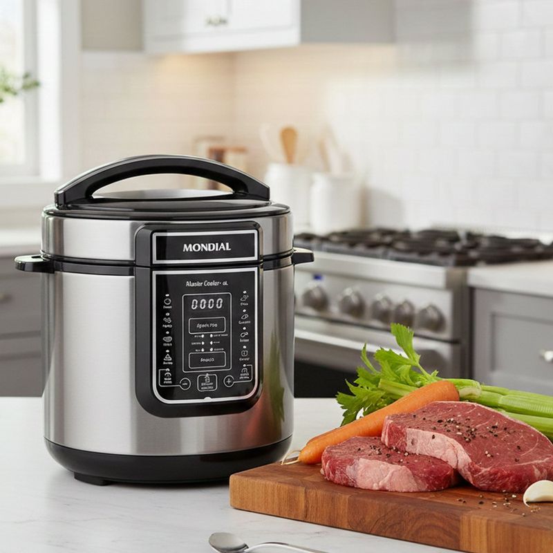 Olla de Presión Eléctrica Digital 6L