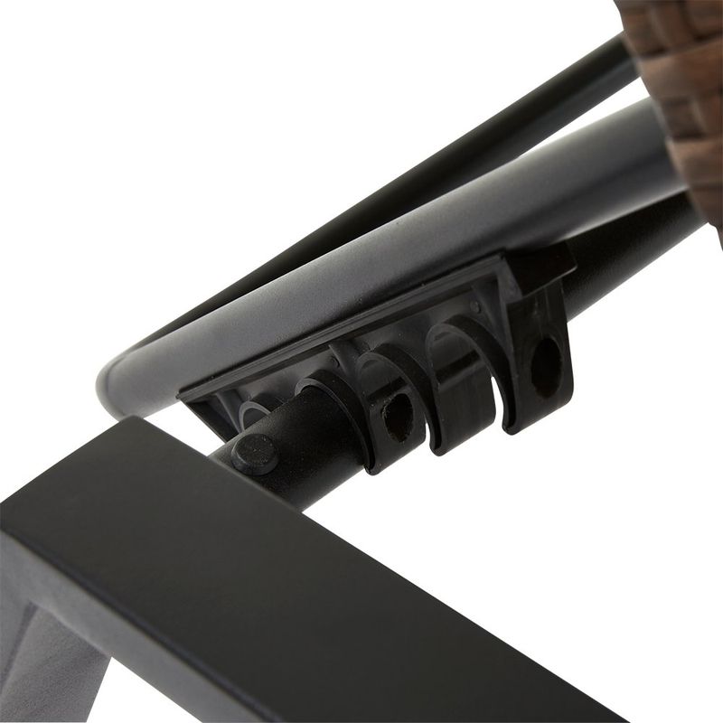 Silla Asoleadora Café Reclinable para Exterior