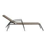 Silla Asoleadora Café Reclinable para Exterior