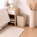 Basurero Rectangular de 10 L Color Beige